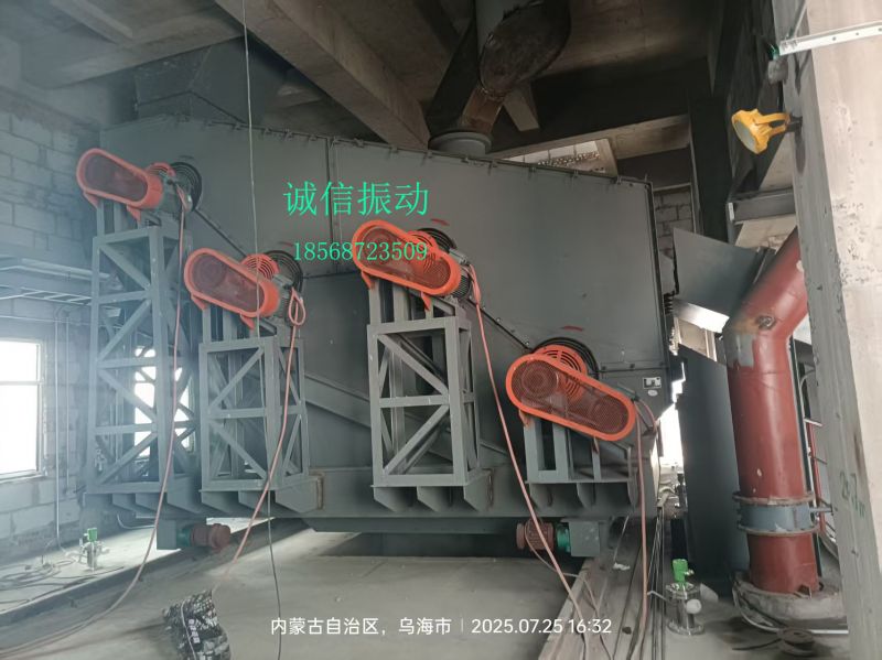 內蒙古烏海客戶雙層復頻篩